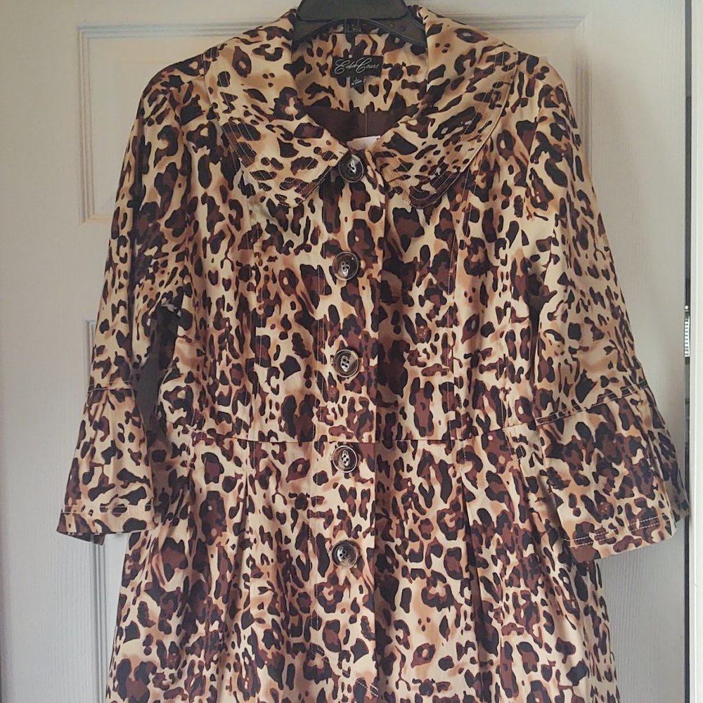 Leopard Print Coat